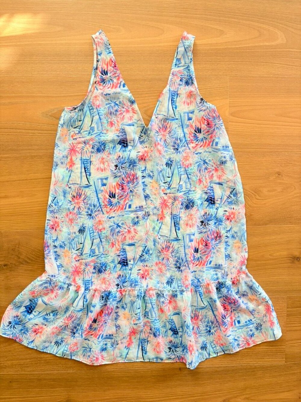 Lilly Pulitzer Saline Cover-Up in Sea to Shining Sea